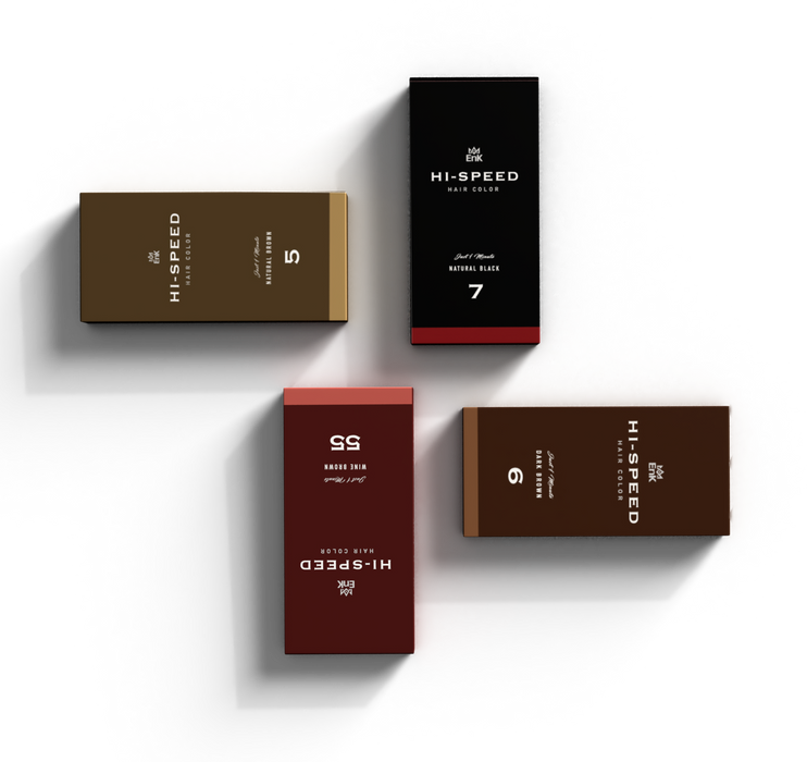 HI-SPEED SQUID INK HAIR COLOR  #5 NATURAL BROWN_1 MINUTE