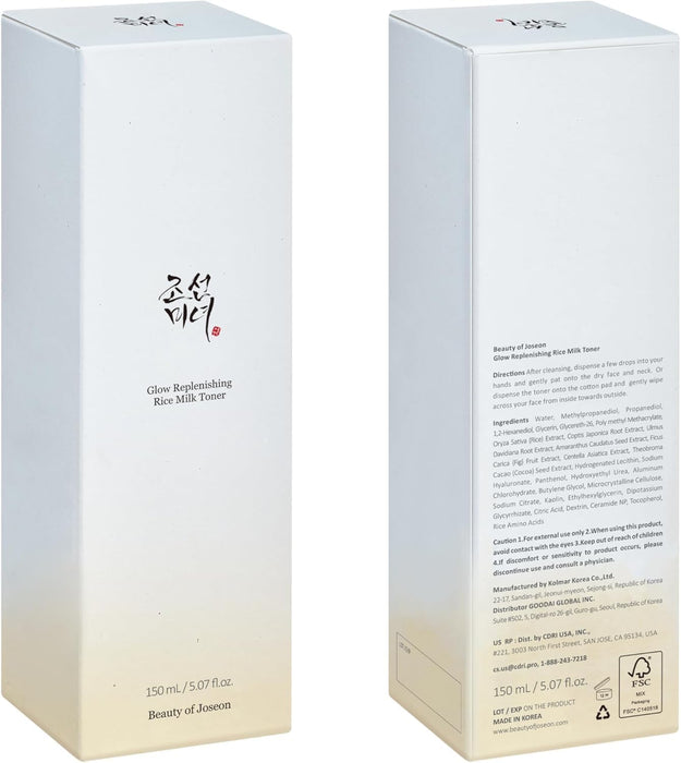 BEAUTY OF JOSEON Glow Replenishing Rice Milk Toner