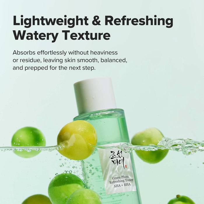 BEAUTY OF JOSEON Green Plum Refreshing Toner : AHA + BHA