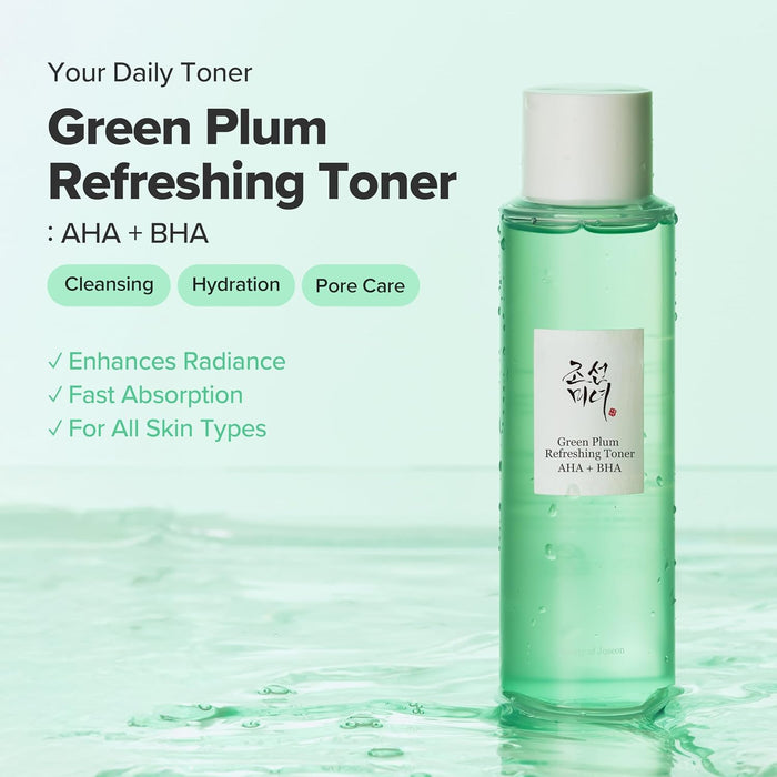 BEAUTY OF JOSEON Green Plum Refreshing Toner : AHA + BHA