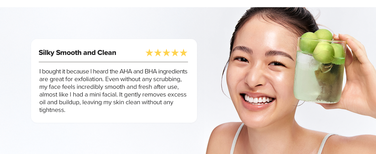 BEAUTY OF JOSEON Green Plum Refreshing Toner : AHA + BHA