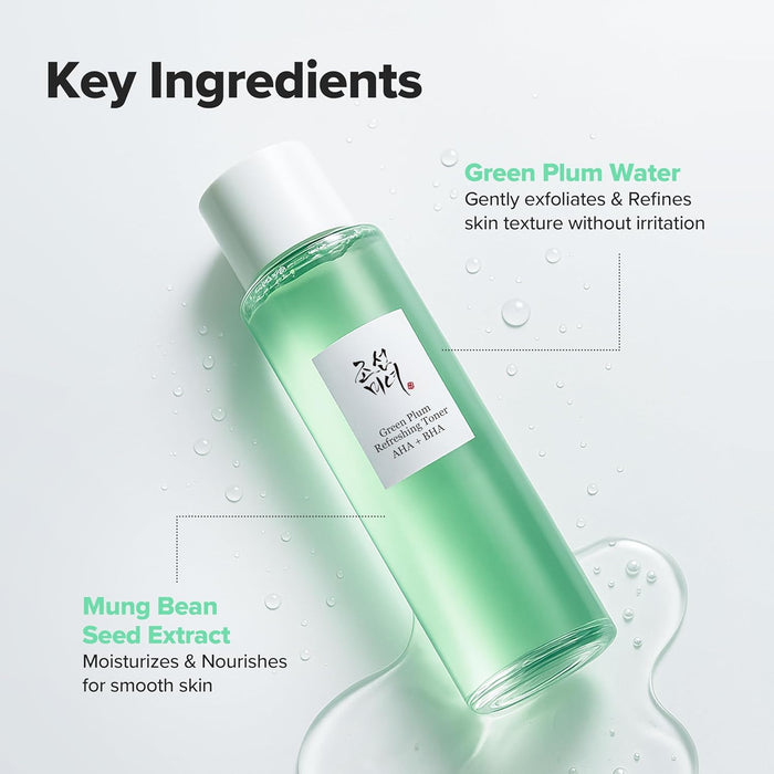 BEAUTY OF JOSEON Green Plum Refreshing Toner : AHA + BHA