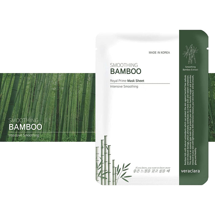 [VERACLARA] BAMBOO ROYAL PRIME FACIAL MASK (10 Masks)